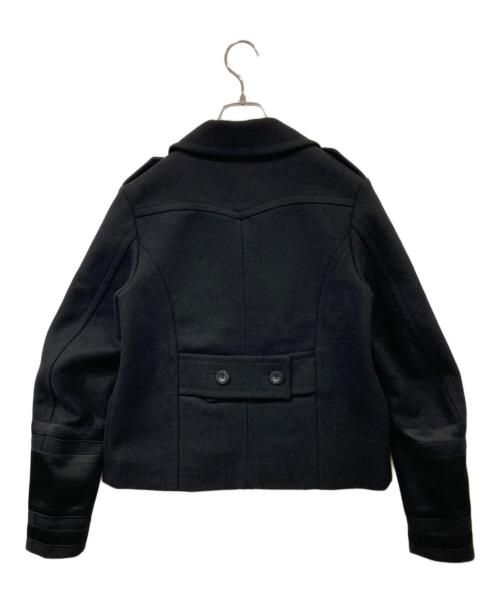 DIESEL（ディーゼル）DIESEL (ディーゼル) Pコート ブラック サイズ:XSの古着・服飾アイテム