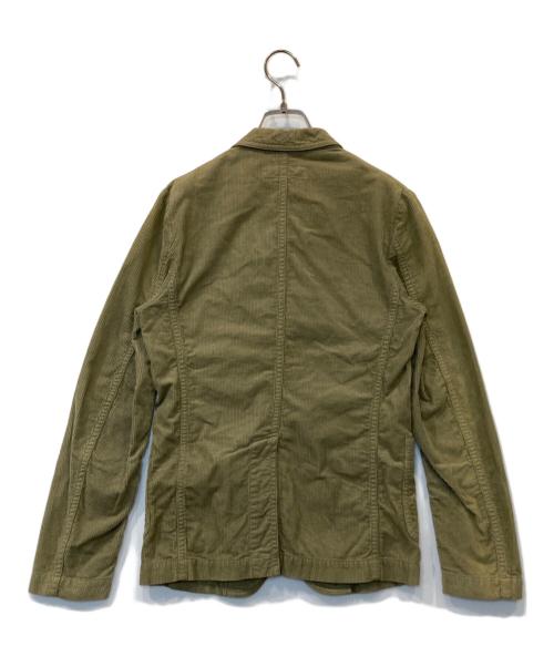 COMME des GARCONS SHIRT（コムデギャルソンシャツ）COMME des GARCONS SHIRT (コムデギャルソンシャツ) コーデュロイテーラードジャケット S18149 カーキ サイズ:XSの古着・服飾アイテム