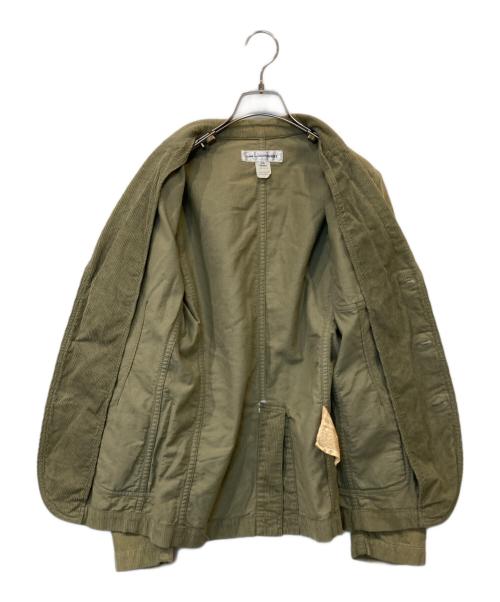 COMME des GARCONS SHIRT（コムデギャルソンシャツ）COMME des GARCONS SHIRT (コムデギャルソンシャツ) コーデュロイテーラードジャケット S18149 カーキ サイズ:XSの古着・服飾アイテム