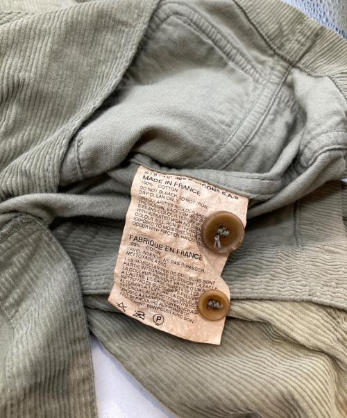 COMME des GARCONS SHIRT（コムデギャルソンシャツ）COMME des GARCONS SHIRT (コムデギャルソンシャツ) コーデュロイテーラードジャケット S18149 カーキ サイズ:XSの古着・服飾アイテム