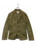 COMME des GARCONS SHIRT（コムデギャルソンシャツ）の古着「コーデュロイテーラードジャケット S18149」｜カーキ