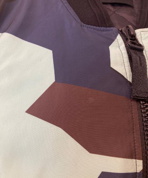DIESEL（ディーゼル）DIESEL (ディーゼル) 総柄MA-1ジャケット ネイビー サイズ:Mの古着・服飾アイテム