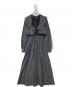 REDYAZEL (レディアゼル) ストライプシアーラッフルワンピース　02-2325500234 グレー サイズ:M：4000円