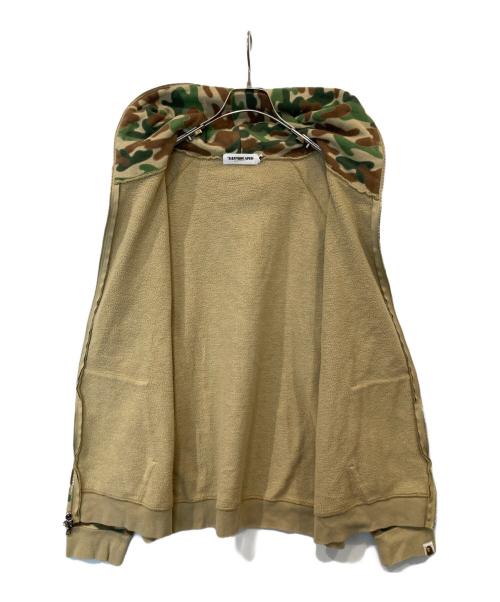 A BATHING APE（ア ベイシング エイプ）A BATHING APE (ア ベイシング エイプ) パズルカモジップアップパーカー ブラウン サイズ:Lの古着・服飾アイテム