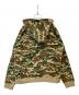 A BATHING APE (ア ベイシング エイプ) パズルカモジップアップパーカー ブラウン サイズ:L：19000円