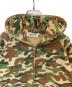 中古・古着 A BATHING APE (ア ベイシング エイプ) パズルカモジップアップパーカー ブラウン サイズ:L：19000円