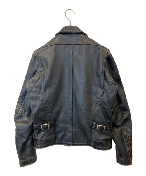 VANSON（バンソン）VANSON (バンソン) F レザーライダースジャケット 17455A 10 ブラック サイズ:38の古着・服飾アイテム