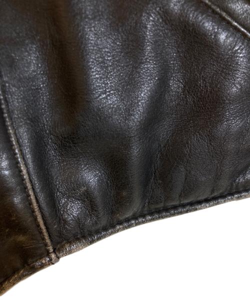 VANSON（バンソン）VANSON (バンソン) F レザーライダースジャケット 17455A 10 ブラック サイズ:38の古着・服飾アイテム