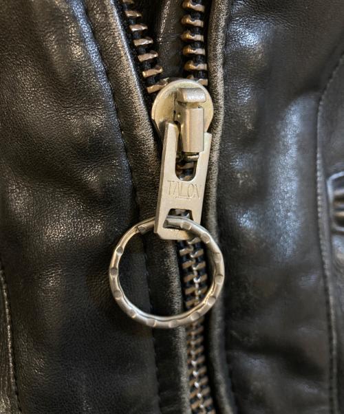 VANSON（バンソン）VANSON (バンソン) F レザーライダースジャケット 17455A 10 ブラック サイズ:38の古着・服飾アイテム