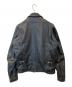 VANSON (バンソン) F レザーライダースジャケット 17455A 10 ブラック サイズ:38：25000円
