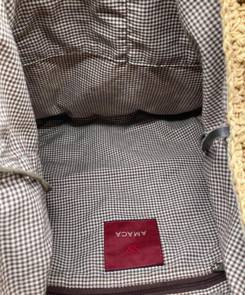 AMACA（アマカ）AMACA (アマカ) カゴバッグ　V5103-335-40 ベージュ サイズ:FREEの古着・服飾アイテム