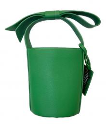 CLOUDY（クラウディー）の古着「リボントートバッグ」｜グリーン