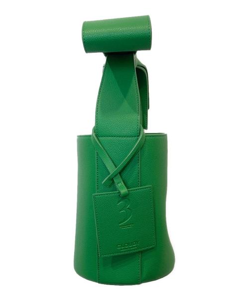 CLOUDY（クラウディー）CLOUDY (クラウディー) リボントートバッグ グリーンの古着・服飾アイテム