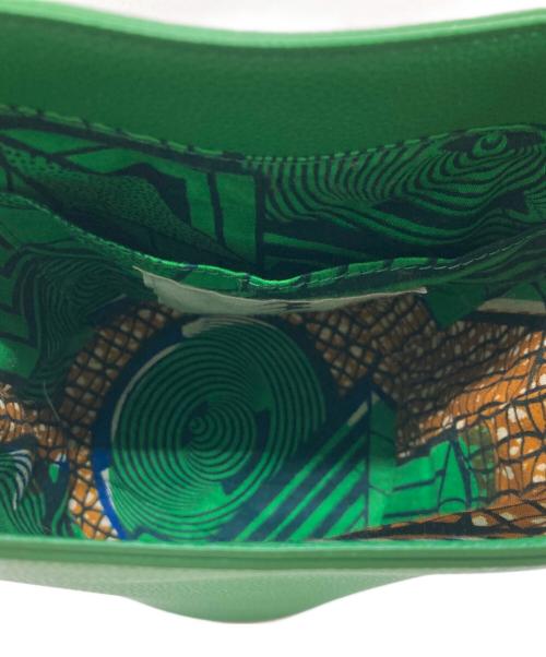 CLOUDY（クラウディー）CLOUDY (クラウディー) リボントートバッグ グリーンの古着・服飾アイテム