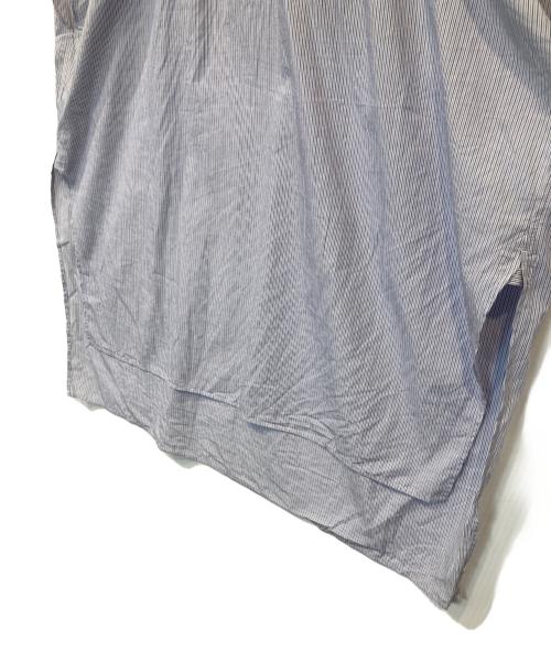 MACPHEE（マカフィー）MACPHEE (マカフィー) コットンブロード ハイネックシャツ　12-01-42-01402 ブルー サイズ:36の古着・服飾アイテム