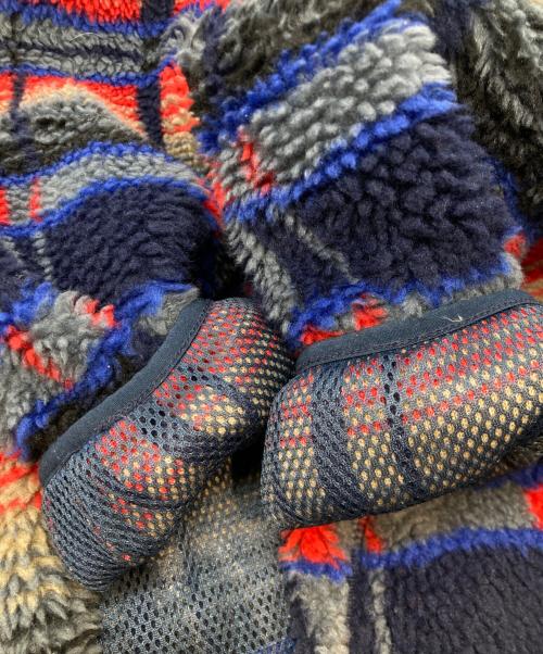 WILD THINGS（ワイルドシングス）WILD THINGS (ワイルドシングス) フラッフィーボアカーディガン　WT22133KY ネイビー×レッド サイズ:Mの古着・服飾アイテム