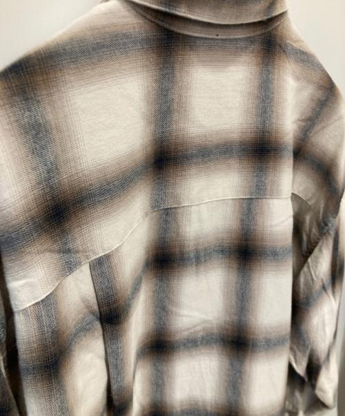 Spick and Span（スピック＆スパン）Spick and Span (スピック＆スパン) オンブレーチェックルーズシャツ　24050200211040 ブラウン サイズ:FREEの古着・服飾アイテム