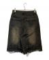 ANDER HUNK (アンダーハンク) Overdyed Studed Baggy Jorts オーバーダイド スタデッド バギー ジョーツ ブラック サイズ:S：4000円