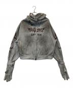 PEOPLESENSEピープルセンス）の古着「フェイスマスクファスナーパーカー」｜グレー