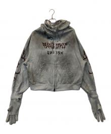 PEOPLESENSE（ピープルセンス）の古着「フェイスマスクファスナーパーカー」｜グレー