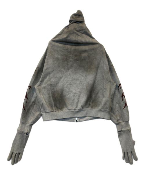 PEOPLESENSE（ピープルセンス）PEOPLESENSE (ピープルセンス) フェイスマスクファスナーパーカー グレー サイズ:Mの古着・服飾アイテム