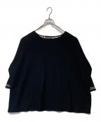 BEARDSLEYビアズリー）の古着「後ろスカーフカットソー BEZ1001406A0002」｜ブラック