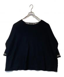BEARDSLEY（ビアズリー）の古着「後ろスカーフカットソー BEZ1001406A0002」｜ブラック