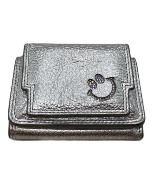 SALON DE ALFURD（サロン・ド・アルファード）SALON DE ALFURD (サロン・ド・アルファード) 3つ折り財布 シルバーの古着・服飾アイテム