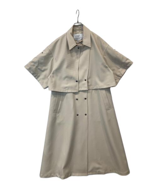 Ameri（アメリ）Ameri (アメリ) 3WAY MILITARY DETAIL HS COAT スリーウェイミリタリーディテーエイチエス コート 0125107110200 ベージュ サイズ:Sの古着・服飾アイテム