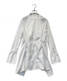 Whim Gazette（ウィムガゼット）の古着「バックシャンシャツ WGZ1031204A0013」｜ホワイト