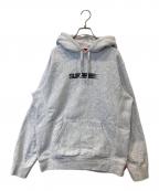 SUPREMEシュプリーム）の古着「Motion Logo Hooded Sweatshirt モーション ロゴフーデッドスウェットシャツ」｜グレー