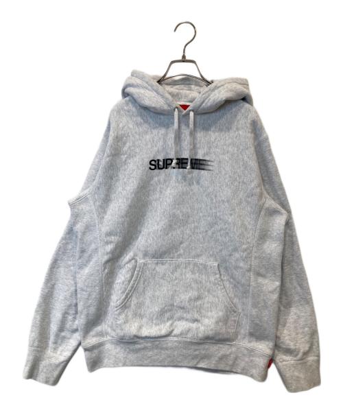 SUPREME（シュプリーム）Supreme (シュプリーム) Motion Logo Hooded Sweatshirt モーション ロゴフーデッドスウェットシャツ グレー サイズ:Mの古着・服飾アイテム