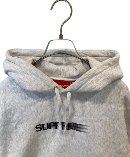 SUPREME（シュプリーム）Supreme (シュプリーム) Motion Logo Hooded Sweatshirt モーション ロゴフーデッドスウェットシャツ グレー サイズ:Mの古着・服飾アイテム