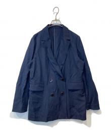 La TOTALITE（ラ ト―タリテ）の古着「Wブレストライトジャケット 24010140822020」｜ネイビー