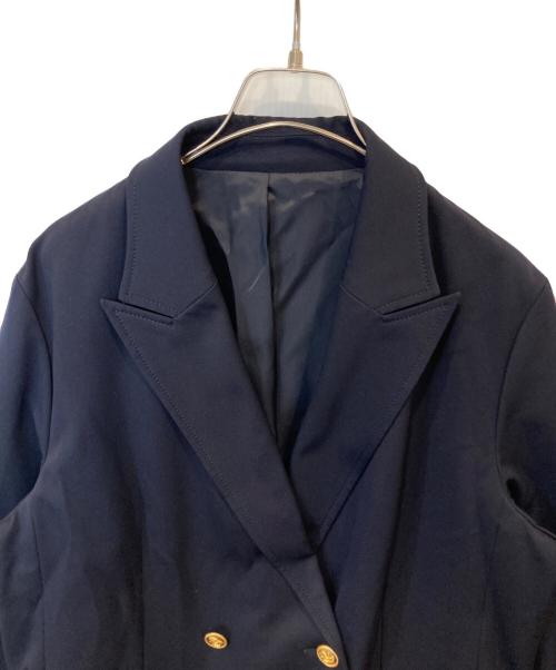 Spick and Span（スピック＆スパン）Spick and Span (スピック＆スパン) ドライツイルダブルブレストジャケット 23010200800010 ネイビー サイズ:38の古着・服飾アイテム