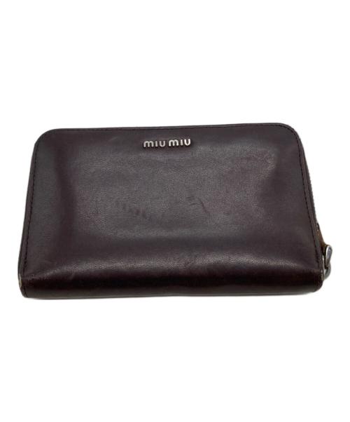 MIU MIU（ミュウミュウ）MIU MIU (ミュウミュウ) ラウンドファスナー財布 195の古着・服飾アイテム