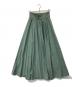 CLANE（クラネ）の古着「ボリュームマキシスカート 12109-6142」｜グリーン