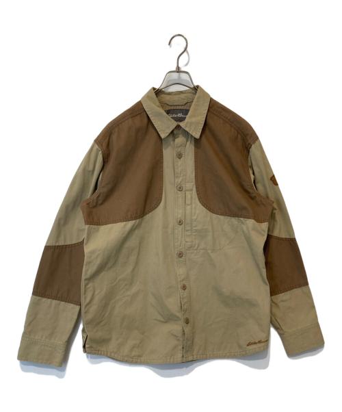 Eddie Bauer（エディーバウアー）Eddie Bauer (エディーバウアー) ハンティングジャケット ベージュ サイズ:Lの古着・服飾アイテム