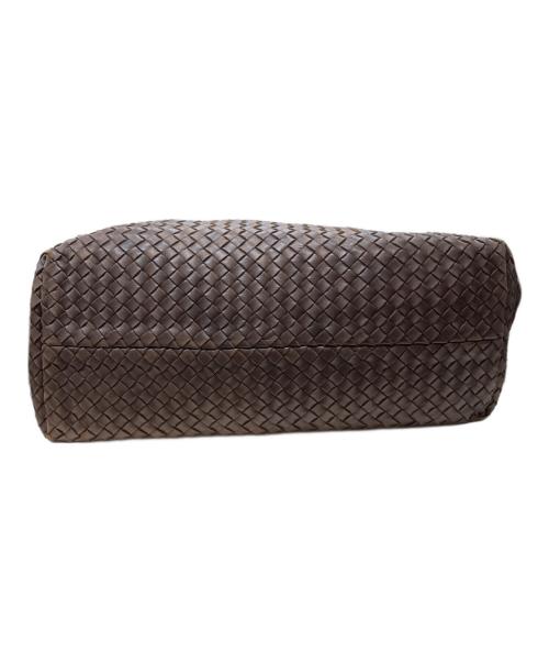 BOTTEGA VENETA（ボッテガベネタ）BOTTEGA VENETA (ボッテガベネタ) イントレチャート カバMM トートバッグ 115664 V9131 2040 ブラウンの古着・服飾アイテム