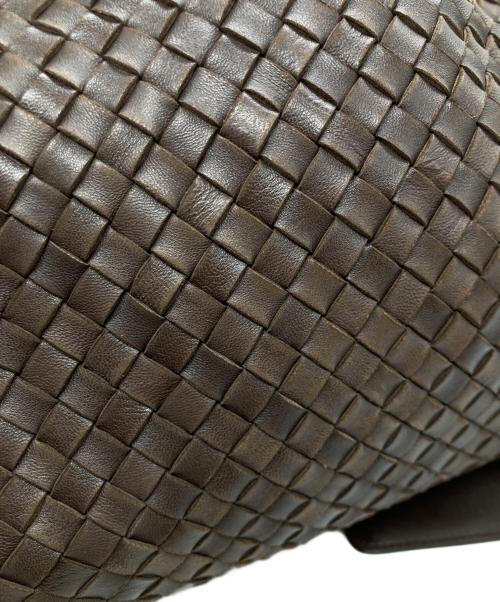 BOTTEGA VENETA（ボッテガベネタ）BOTTEGA VENETA (ボッテガベネタ) イントレチャート カバMM トートバッグ 115664 V9131 2040 ブラウンの古着・服飾アイテム