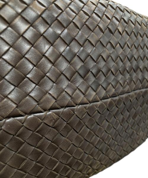 BOTTEGA VENETA（ボッテガベネタ）BOTTEGA VENETA (ボッテガベネタ) イントレチャート カバMM トートバッグ 115664 V9131 2040 ブラウンの古着・服飾アイテム