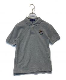 POLO RALPH LAUREN（ポロ・ラルフローレン）の古着「ワンポイント刺繍ポロシャツ」｜グレー