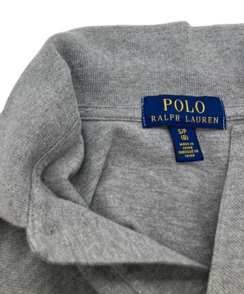 POLO RALPH LAUREN（ポロ・ラルフローレン）POLO RALPH LAUREN (ポロ・ラルフローレン) ワンポイント刺繍ポロシャツ グレー サイズ:Sの古着・服飾アイテム
