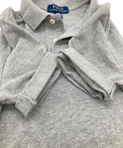 POLO RALPH LAUREN（ポロ・ラルフローレン）POLO RALPH LAUREN (ポロ・ラルフローレン) ワンポイント刺繍ポロシャツ グレー サイズ:Sの古着・服飾アイテム
