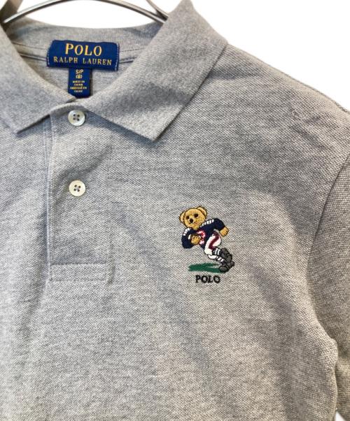 POLO RALPH LAUREN（ポロ・ラルフローレン）POLO RALPH LAUREN (ポロ・ラルフローレン) ワンポイント刺繍ポロシャツ グレー サイズ:Sの古着・服飾アイテム
