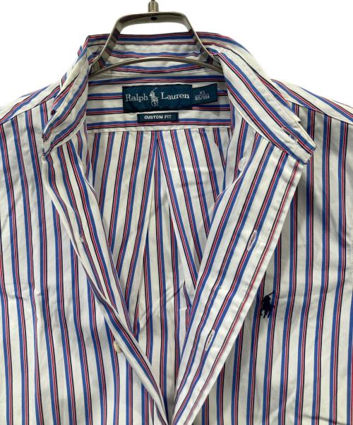 RALPH LAUREN（ラルフローレン）RALPH LAUREN (ラルフローレン) ストライプシャツ ホワイト サイズ:XSの古着・服飾アイテム