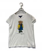POLO RALPH LAURENポロ・ラルフローレン）の古着「ポロベアカットソー」｜ホワイト