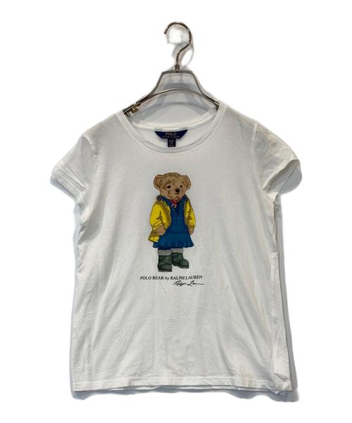 POLO RALPH LAUREN（ポロ・ラルフローレン）POLO RALPH LAUREN (ポロ・ラルフローレン) ポロベアカットソー ホワイト サイズ:XLの古着・服飾アイテム