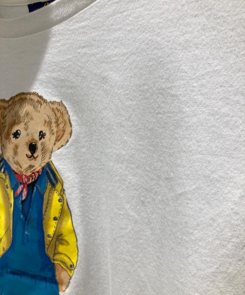 POLO RALPH LAUREN（ポロ・ラルフローレン）POLO RALPH LAUREN (ポロ・ラルフローレン) ポロベアカットソー ホワイト サイズ:XLの古着・服飾アイテム