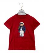POLO RALPH LAURENポロ・ラルフローレン）の古着「ポロベアカットソー」｜レッド